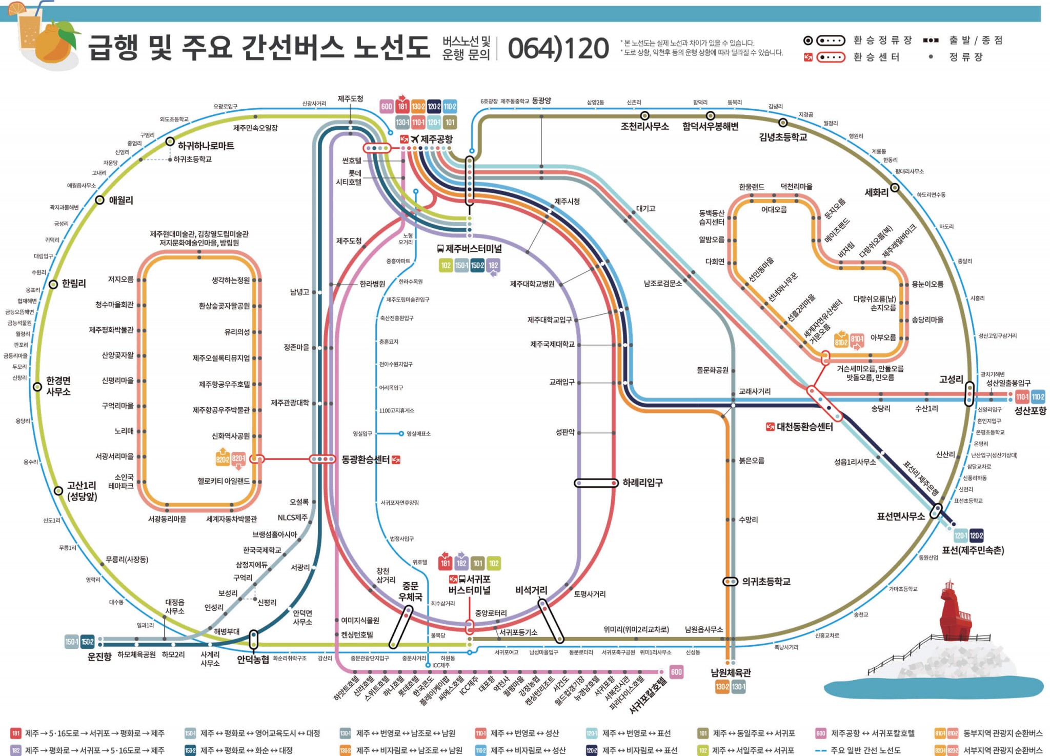 제주도 버스여행, 대중교통 안내 | Market Traders
